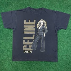 Vintage Y2K 2008 Celine Dion World Tour T-Shirt